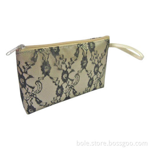 Cute Cosmetic Bag with Berry Printing Made of TC, Suitable for Promotion Purposes